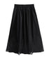 Curved Mesh Panel Flare Skirt